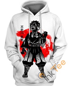 Ink Sanemi 3D Hoodie - From Demon Slayer 
