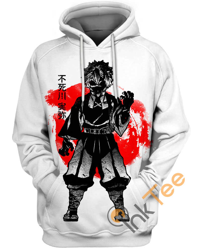 Ink Sanemi 3D Hoodie - From Demon Slayer