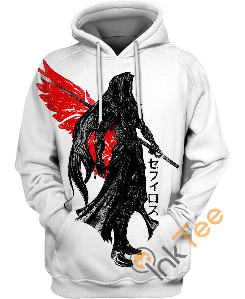 Ink Sephiroth 3D Hoodie - From Final Fantasy
