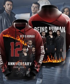 Inspired For Sport: Being Human All Over Print Hoodie 3D