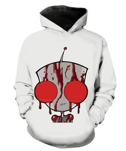 Invader Zim 3D Hoodie - Gir Approved 