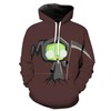 Invader Zim Grim Reaper 3D Hoodie - For The Fans 