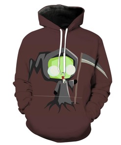 Invader Zim Grim Reaper 3D Hoodie - For The Fans 