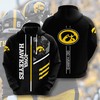 Iowa Hawkeyes 3D Hoodie With Pullover And Zip Design 