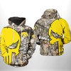 Iowa Hawkeyes Camo Veteran Hunting 3D All Over Print Zip Hoodie Gifts For Ncaa Fans - Cool 3D Graphic Hoodies