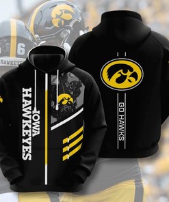 Iowa Hawkeyes Ncaahoodie Hoodie 3D - Perfect For College Sports Fans