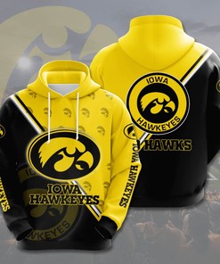 Iowa Hawkeyes Usa Sport All Over Print Hoodie 3D - Perfect For Sports Fans