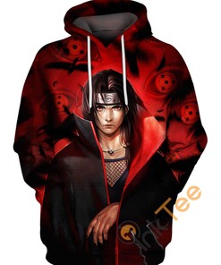 Itachi A Cold-Hearted 3D Hoodie - From Naruto 