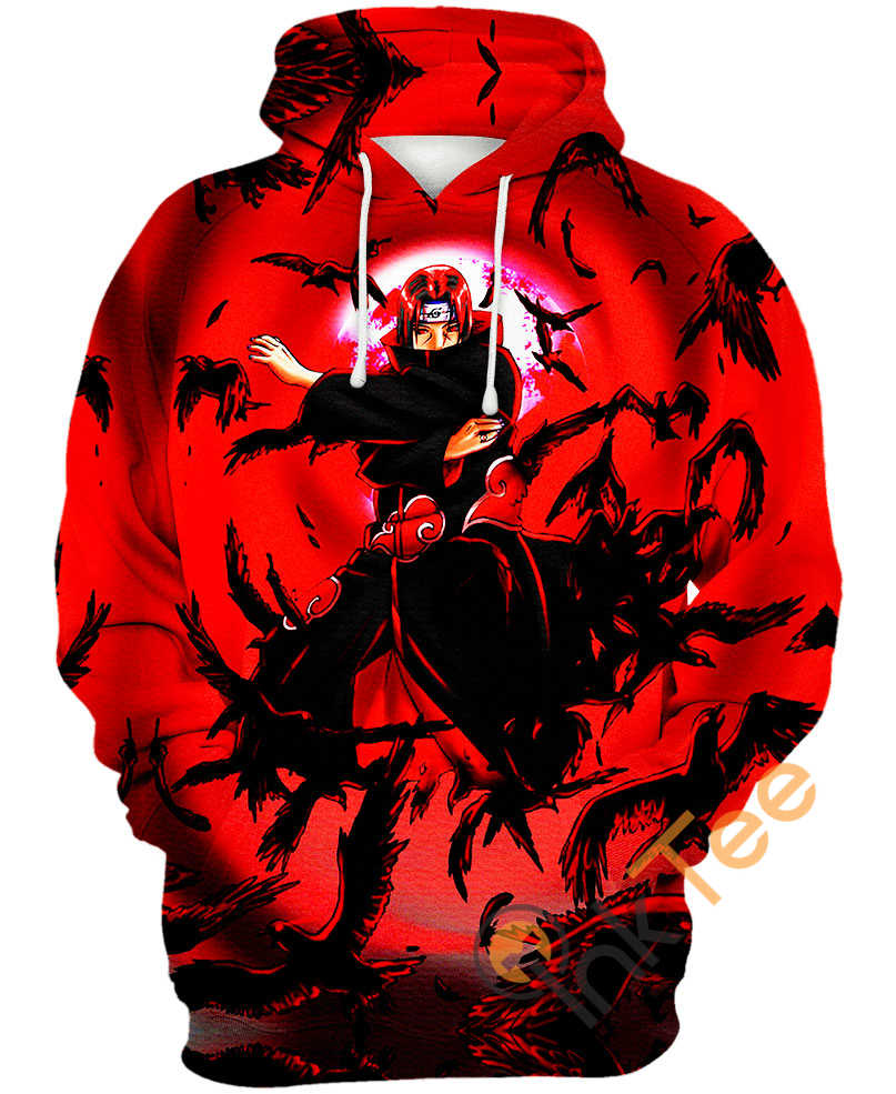 Itachi Flock Of Crows 3D Hoodie - From Naruto