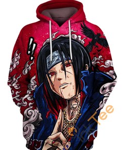 Itachi Uchiha Charisma 3D Hoodie - From Naruto