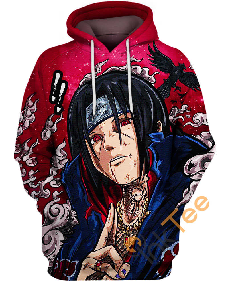 Itachi Uchiha Charisma 3D Hoodie - From Naruto