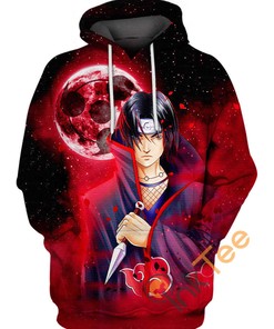 Itachi Uchiha Dread Eyes 3D Hoodie - From Naruto
