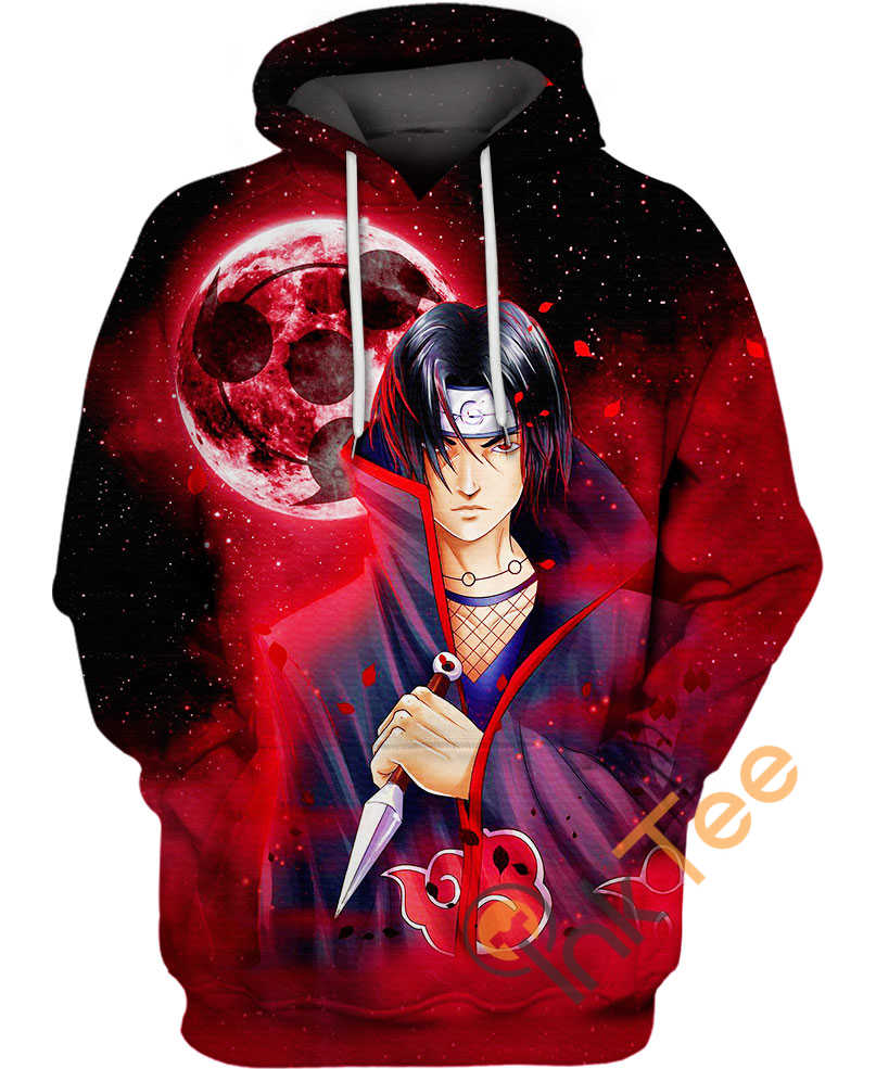 Itachi Uchiha Dread Eyes 3D Hoodie - From Naruto