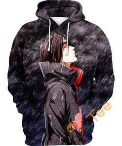 Itachi Uchiha In Peace Custom All Over Print 3D Hoodie