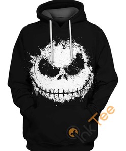 Jack Skeleton Face Mens 3D Hoodie