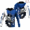 Jack Skellington 3D Hoodie: Duke Blue Devils Edition 