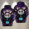 Jack Skellington And Sally Menwomen Custom 3D Hoodie