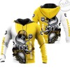 Jack Skellington And Zero Georgia Bulldogs 3D Hoodie - Perfect Halloween Gift