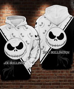 Jack Skellington Mens 3D Graphic Hoodie