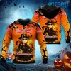 Jack Skellington Pumpkin Budweiser 3D Hoodie - Gifts For Father Day