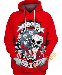 Jack Skellington Santa Custom 3D Hoodie