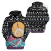 Jack Skellington Surfing All Over Print 3D Hoodie