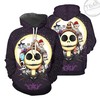 Jack Skellington The Nightmare Before Christmas Custom 3D Full Size Hoodie