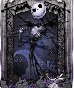 Jack Skellington & Zero Blanket Throw - The Nightmare Before Christmas Gift