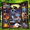 Jack Skellington and Sally Halloween Quilt - Nightmare Before Christmas Home Decor
