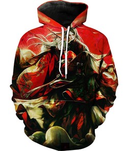 Japanese Style Fantasy Japanese Character All Over Print 3D Hoodie