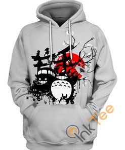 Japanese Style Studio Ghibli Custom 3D Hoodie