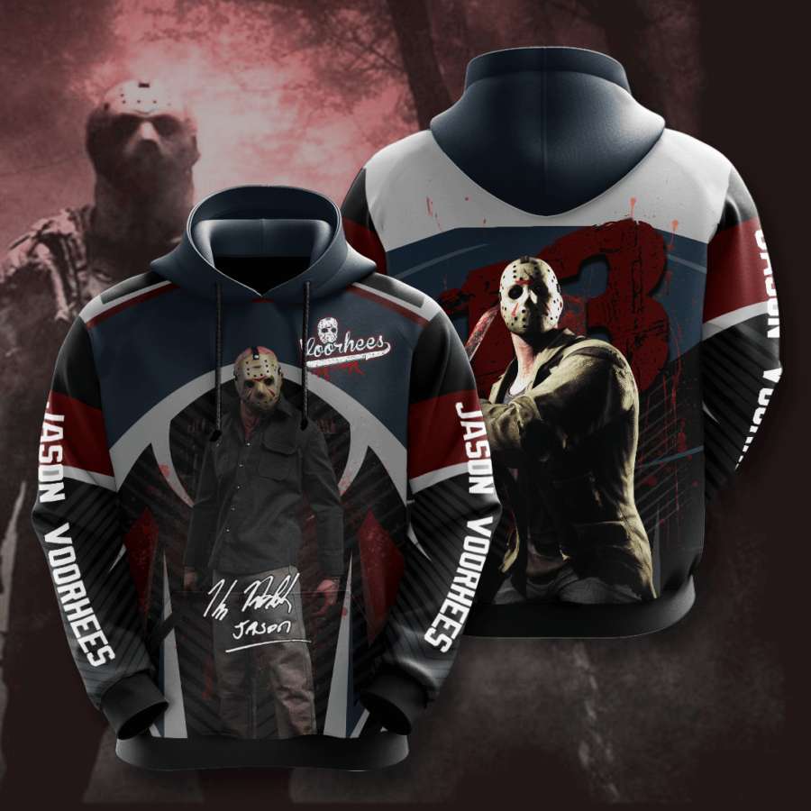 Jason Voorhees Custom All Over Print 3D Hoodie