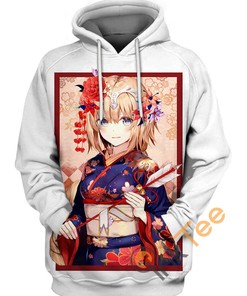 Jeanne-San Kimono Hoodie 3D All Over Print Custom Design