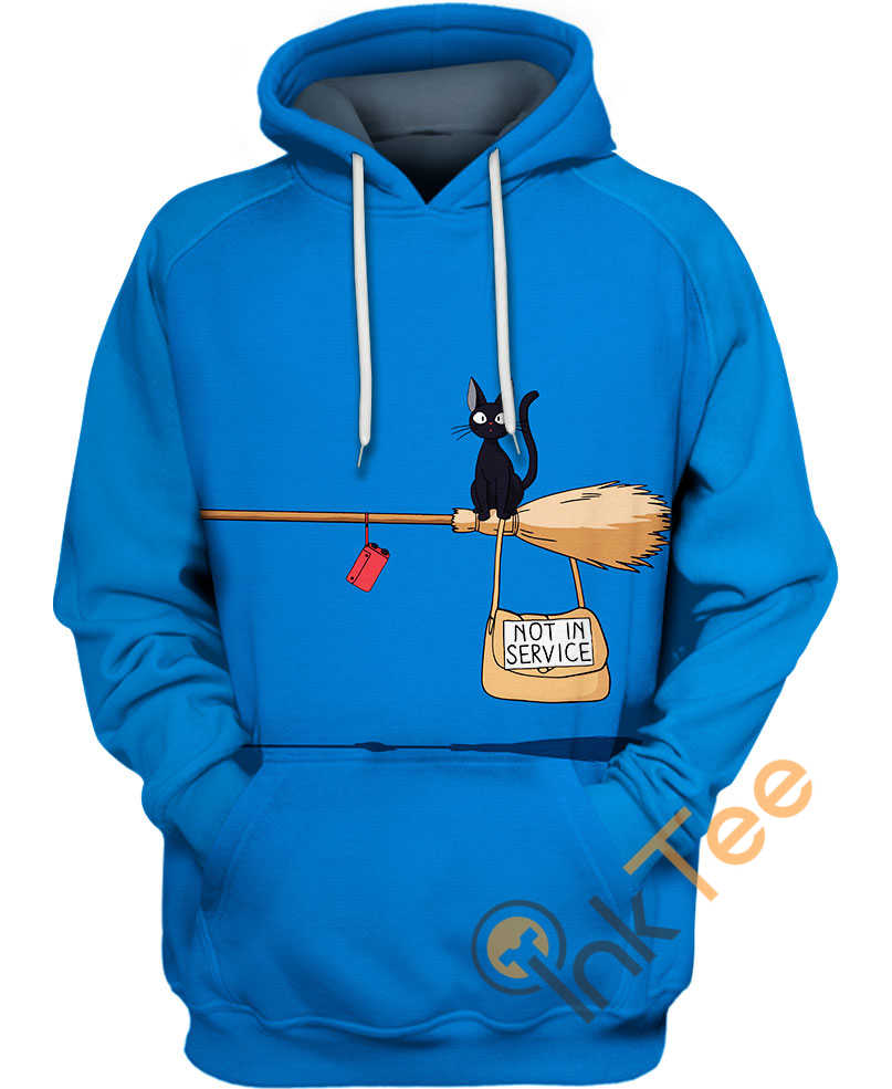 Jiji Cat All Over Print 3D Hoodie