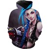 Jinx League Of Legends Jinx 3D Hoodie