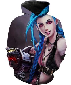 Jinx League Of Legends Jinx 3D Hoodie