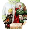 Jiraiya And Naruto Custom All Over Print 3D Hoodie