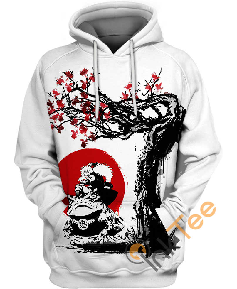 Jiraiya And Toad Custom 3D Hoodie