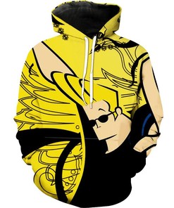Johnny Bravo Custom All Over Print 3D Hoodie