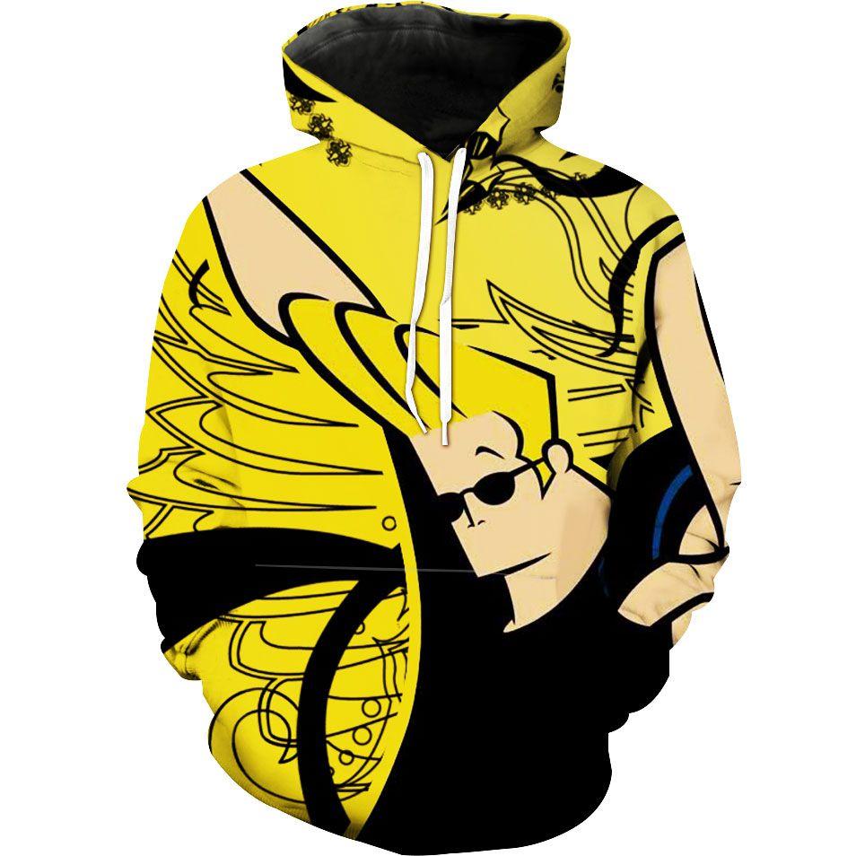 Johnny Bravo Custom All Over Print 3D Hoodie