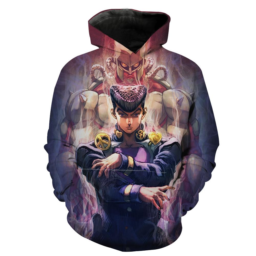Jojo'S Bizarre Adventure Josuke Mens 3D Graphic Hoodie