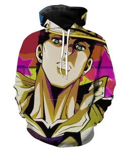 Jojo'S Bizarre Adventure Jotaro Colorful All Over Print 3D Hoodie