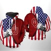 Joker With Flag American And Logo Oklahoma Sooners 3D Hoodie, Unique Gift Idea 