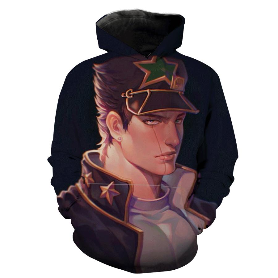 Jotaro Jojo Stardust Jotaro 3D Graphic Hoodie