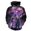 Jotaro Star Platinum Jojo Bizarre Adventure Stand 3D Hoodie