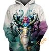 Journey With The Forest Spirit Ashitaka All Over Print 3D Hoodie