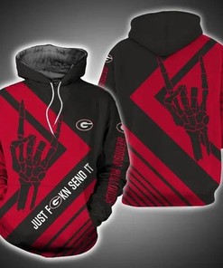 Just Send It Georgia Bulldogs For Fan 3D Hoodie - Perfect Baseball Apparel