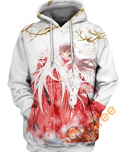 Kagome And Inuyasha Custom 3D Hoodie