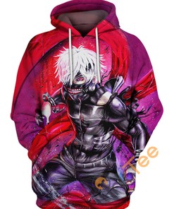 Kaneki Ken Kakugan Hoodie 3D Graphic Full Print For Otaku