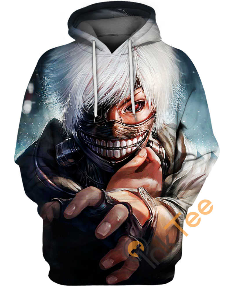 Kaneki Kun Tokyo Ghoul Hoodie 3D All Over Print Custom Gift